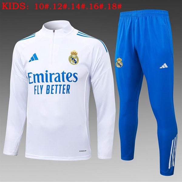 Enfant Sweatshirt Real Madrid 2025-26 Blanc 5